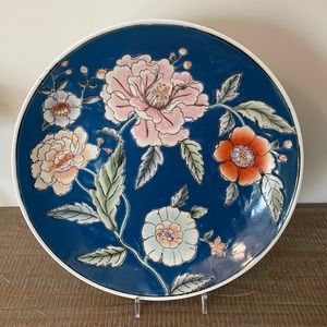 Andrea by Sadek Decorative Floral Plate